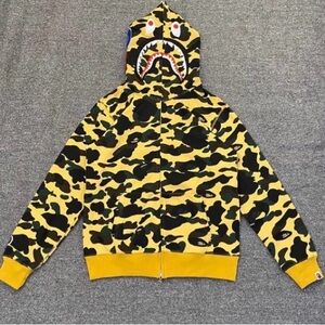 Bape Camouflage Shark Hoodie